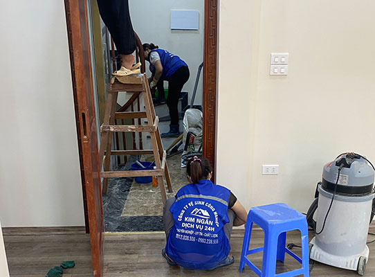 vệ sinh công nghiệp Kim Ngân